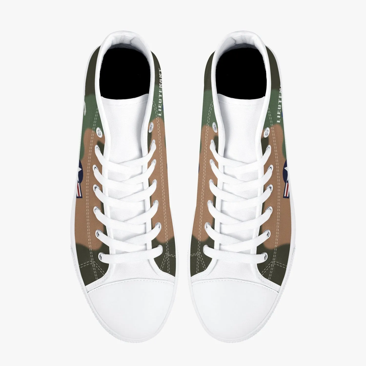 A-1 Skyraider "Lieutenant America" High Top Canvas Shoes