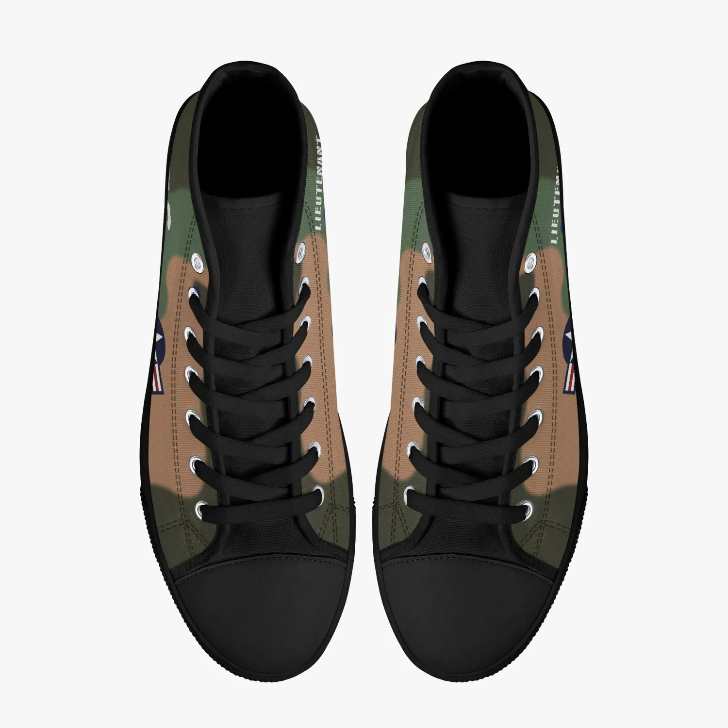 A-1 Skyraider "Lieutenant America" High Top Canvas Shoes
