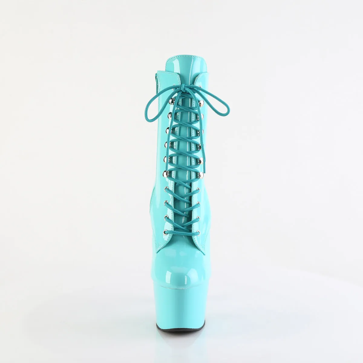 ADORE-1020 Pleaser Pole Dancing Aqua Platform Ankle Boots