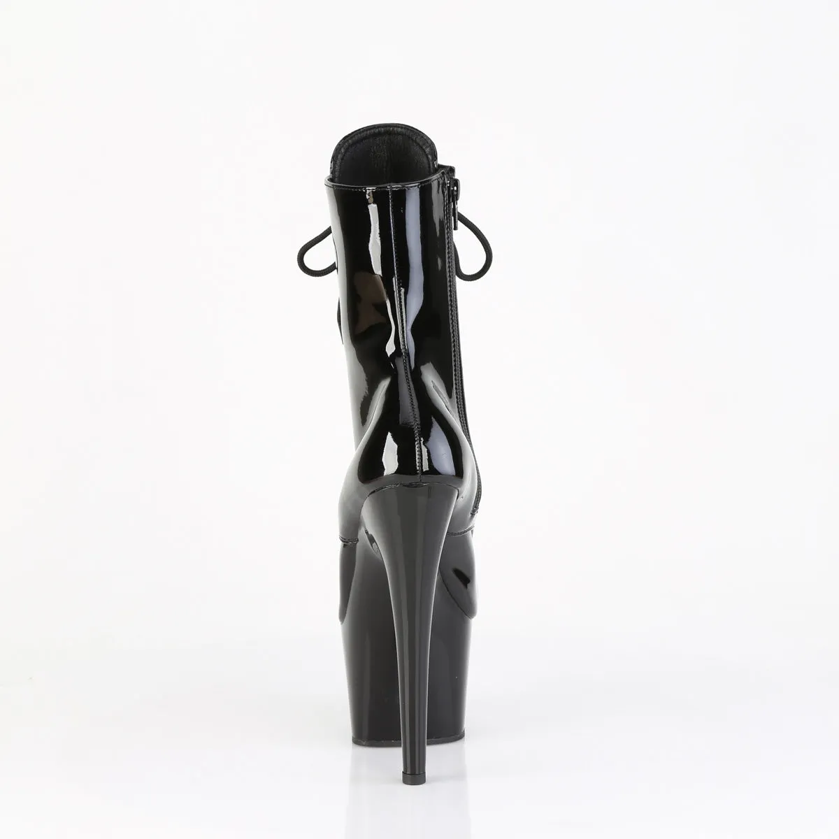 ADORE-1020ESC Pleaser Pole Dancing Black Patent Kinky Boots