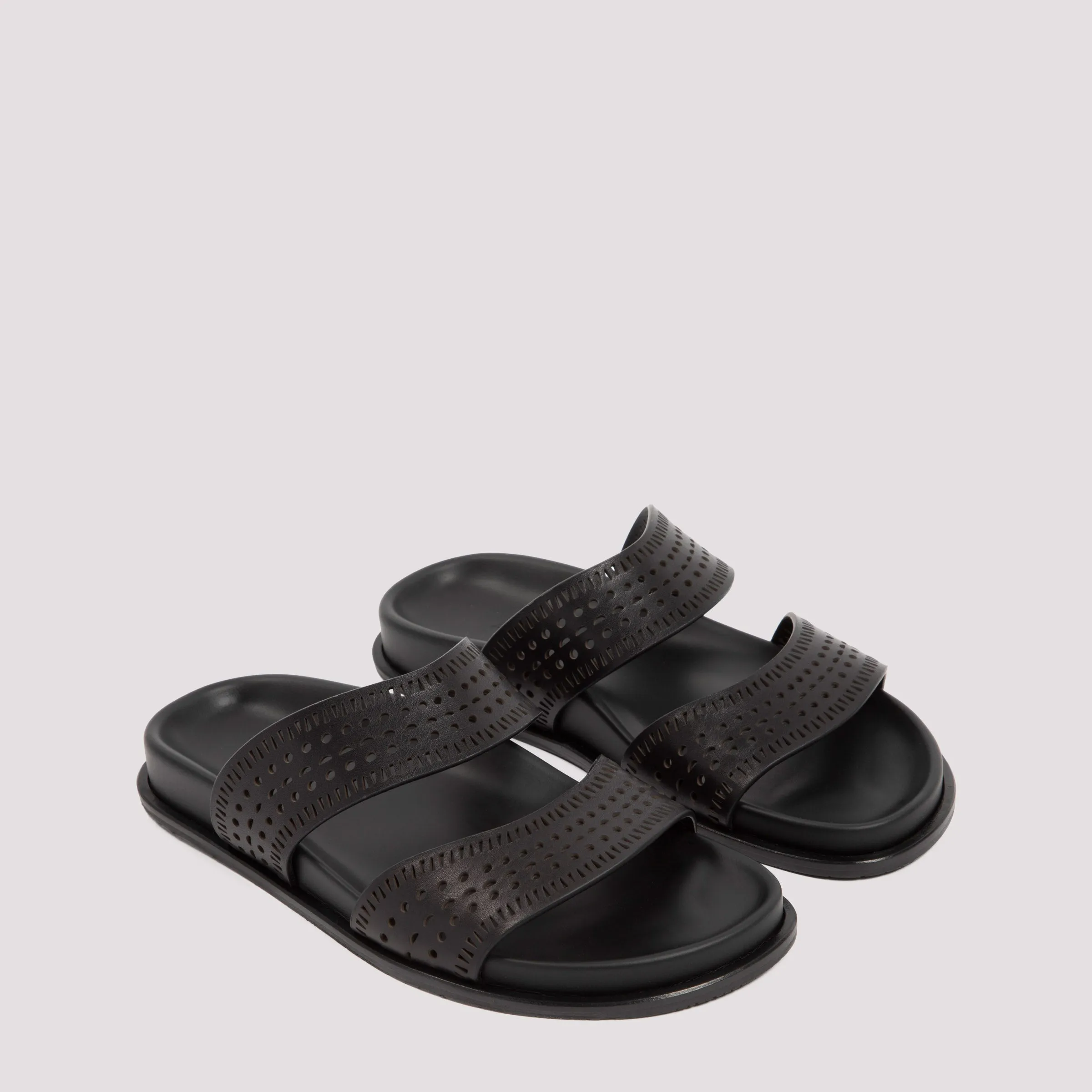Alaïa Strap Flat Mules