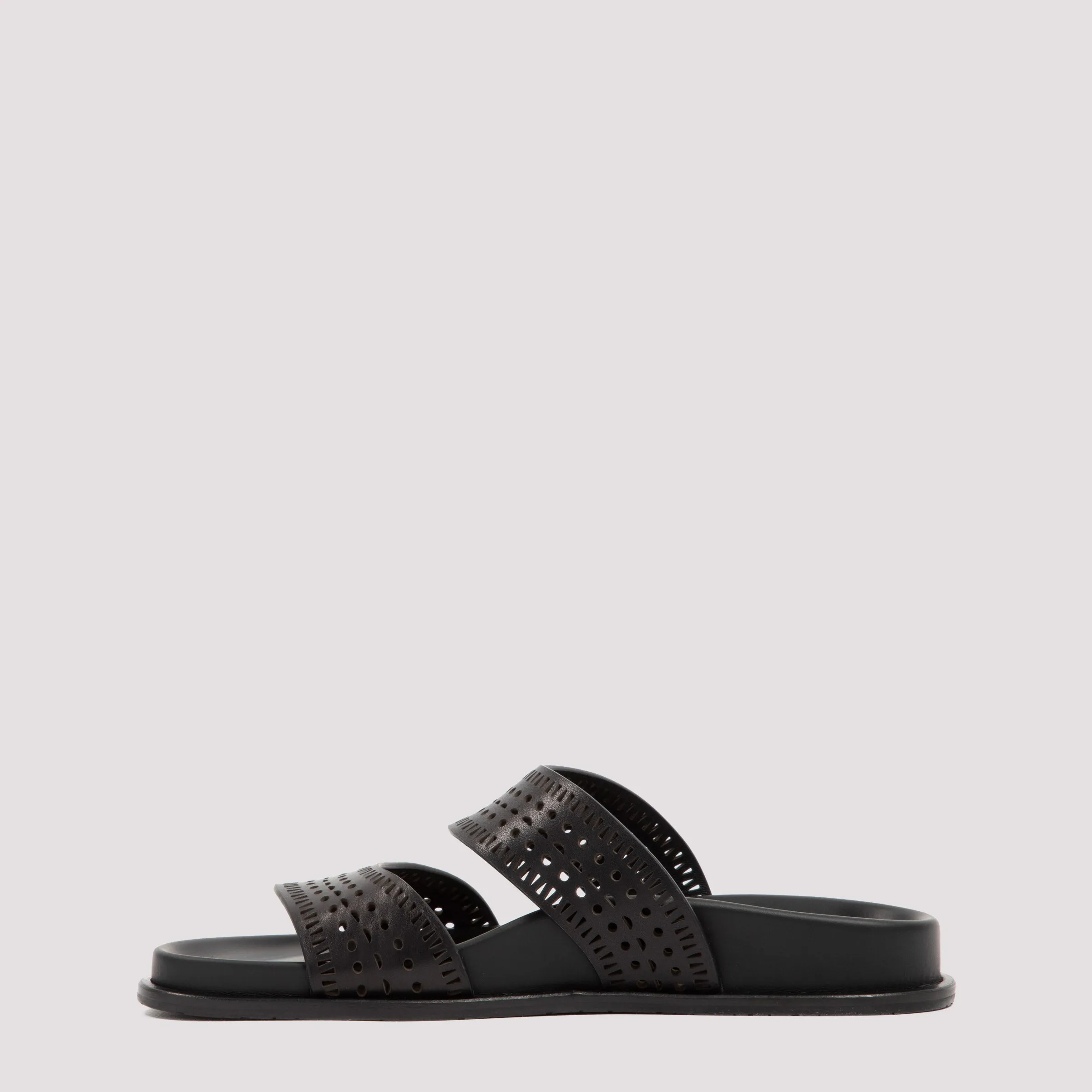 Alaïa Strap Flat Mules