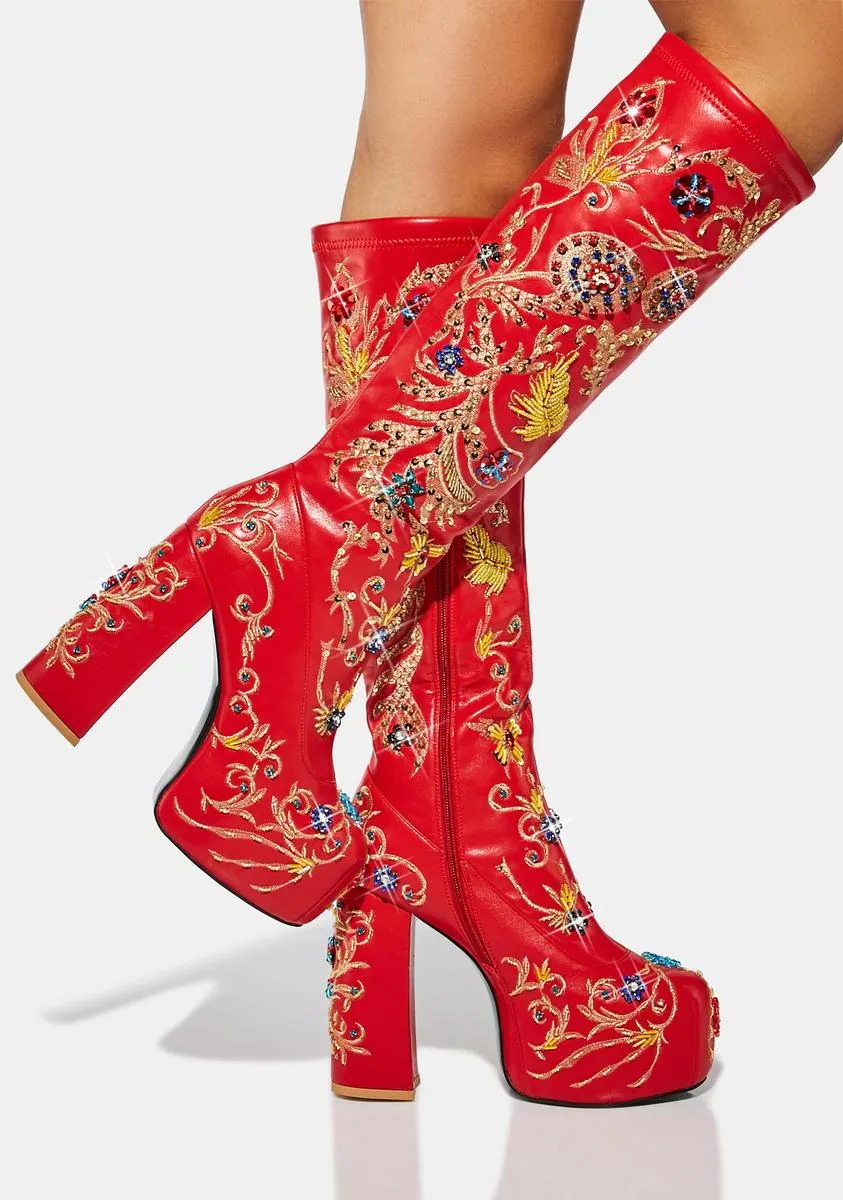 All About The Details Knee High Boots
