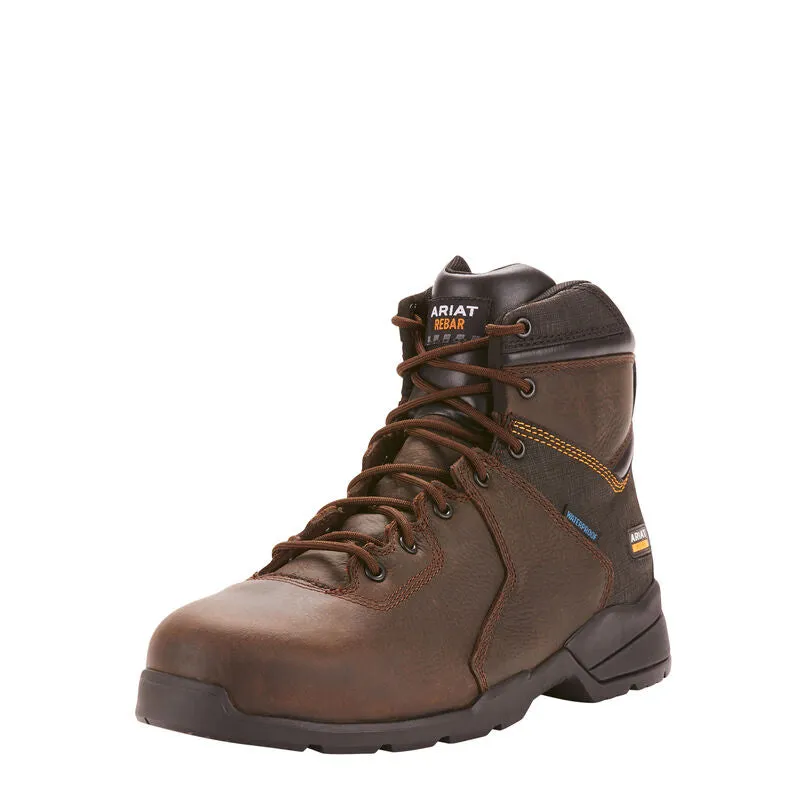 ARIAT Men's Rebar Flex Protect 6 Inch Waterproof Carbon Toe 10025009