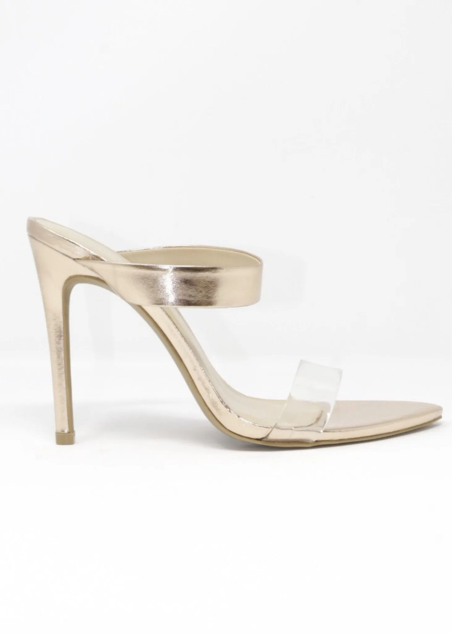 Audrey Rose Gold Slide-on Heel