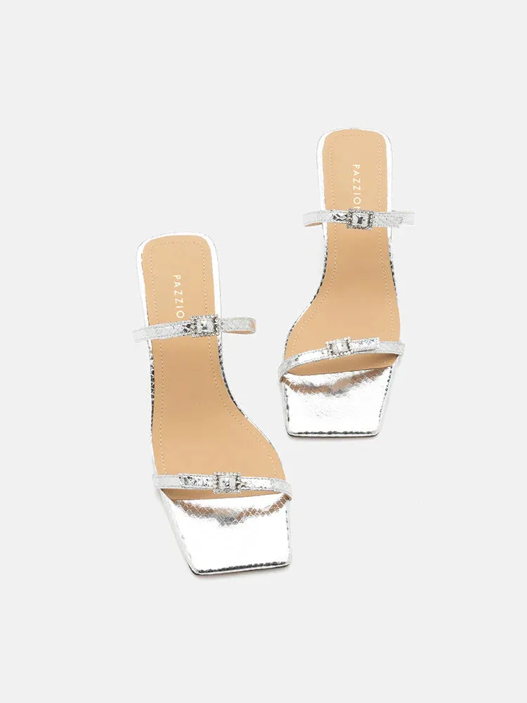Augusta Buckled Strap Heel Sandals