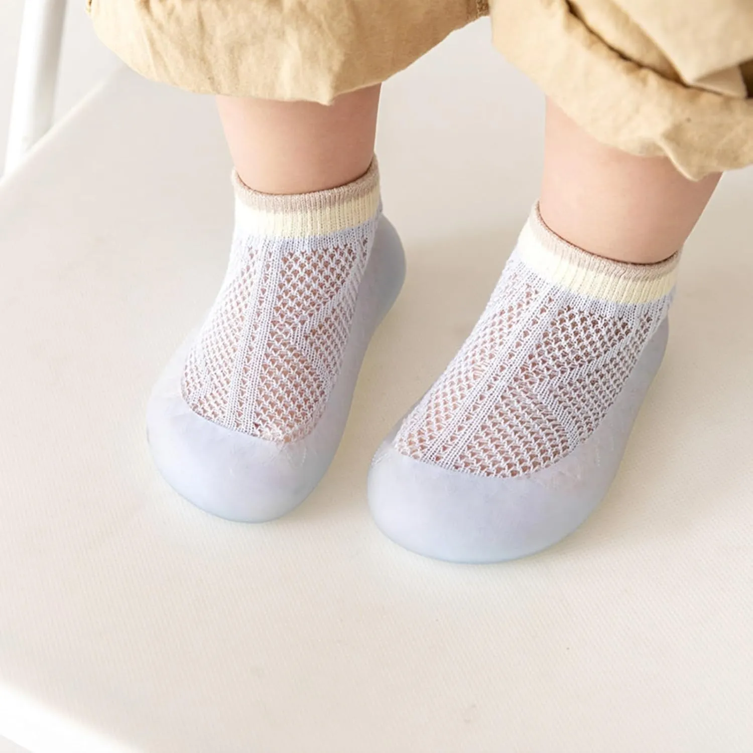 Baby Sock Shoes Soft Sole Baby Shoes Infant Walking Shoes Toddler Baby Girl Boy First Walking Shoes Non-Slip Sneakers