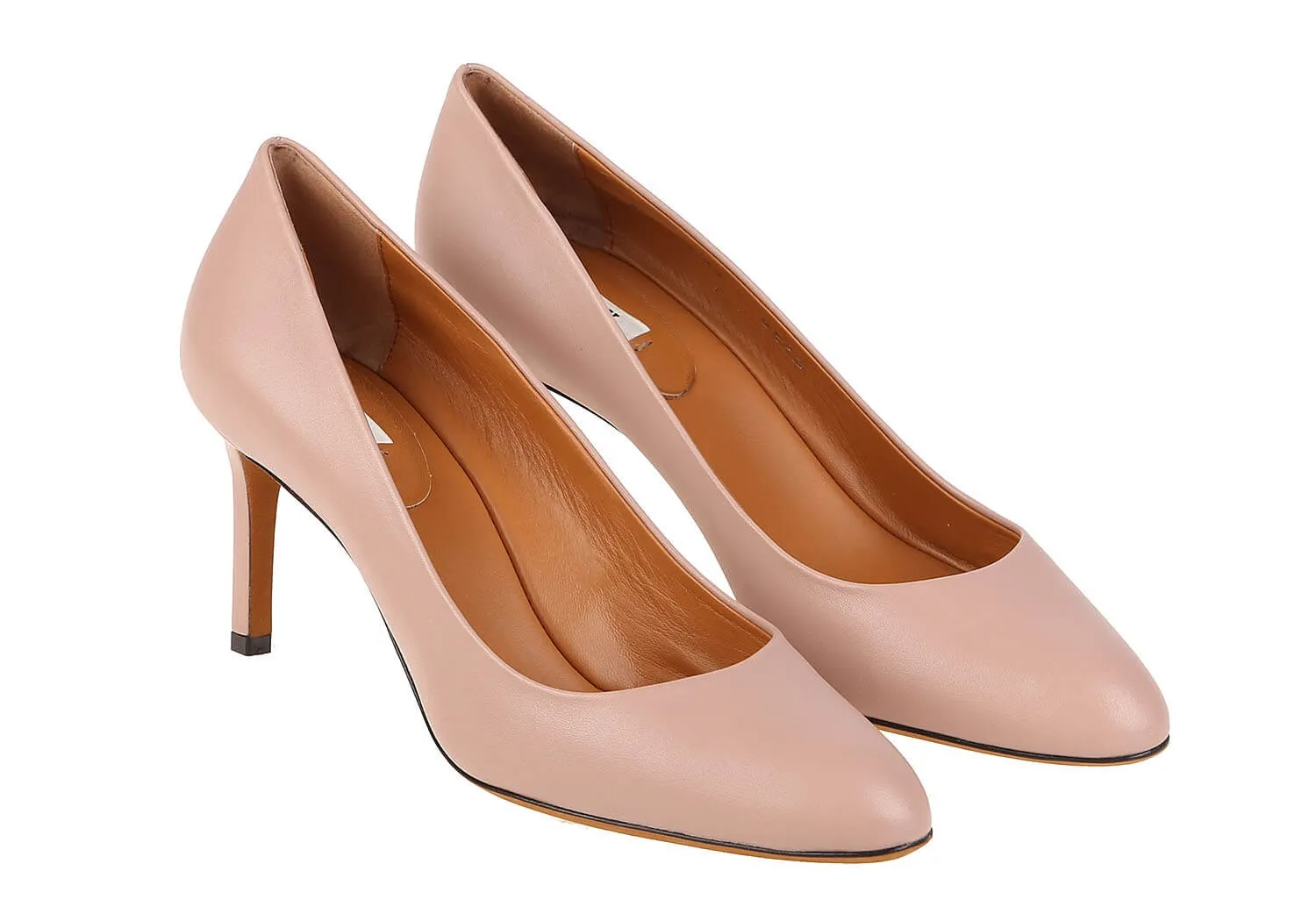 Bally Edita  6210551 Women's Nude Leather Pumps US 6.5 MSRP $475