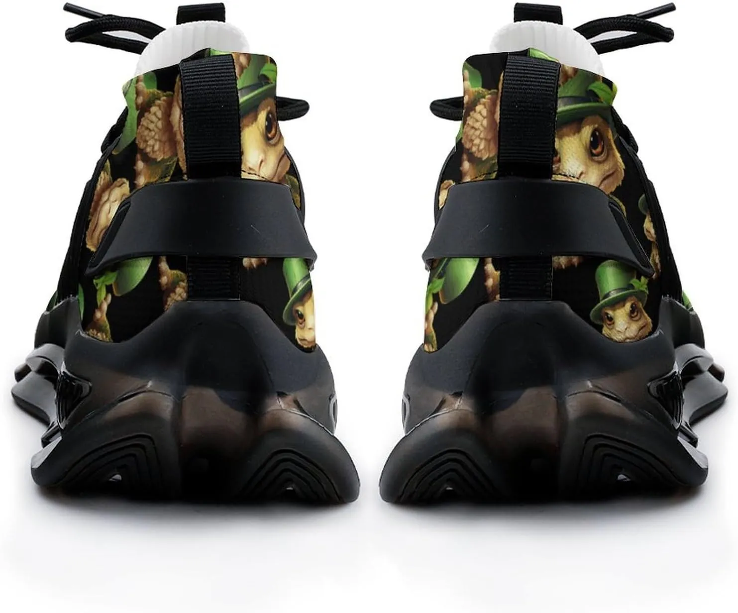 Bearded Dragon in Hat Mens Sneakers Running Shoes Lightweight Athletic Shoes for Jogging Walking Gym