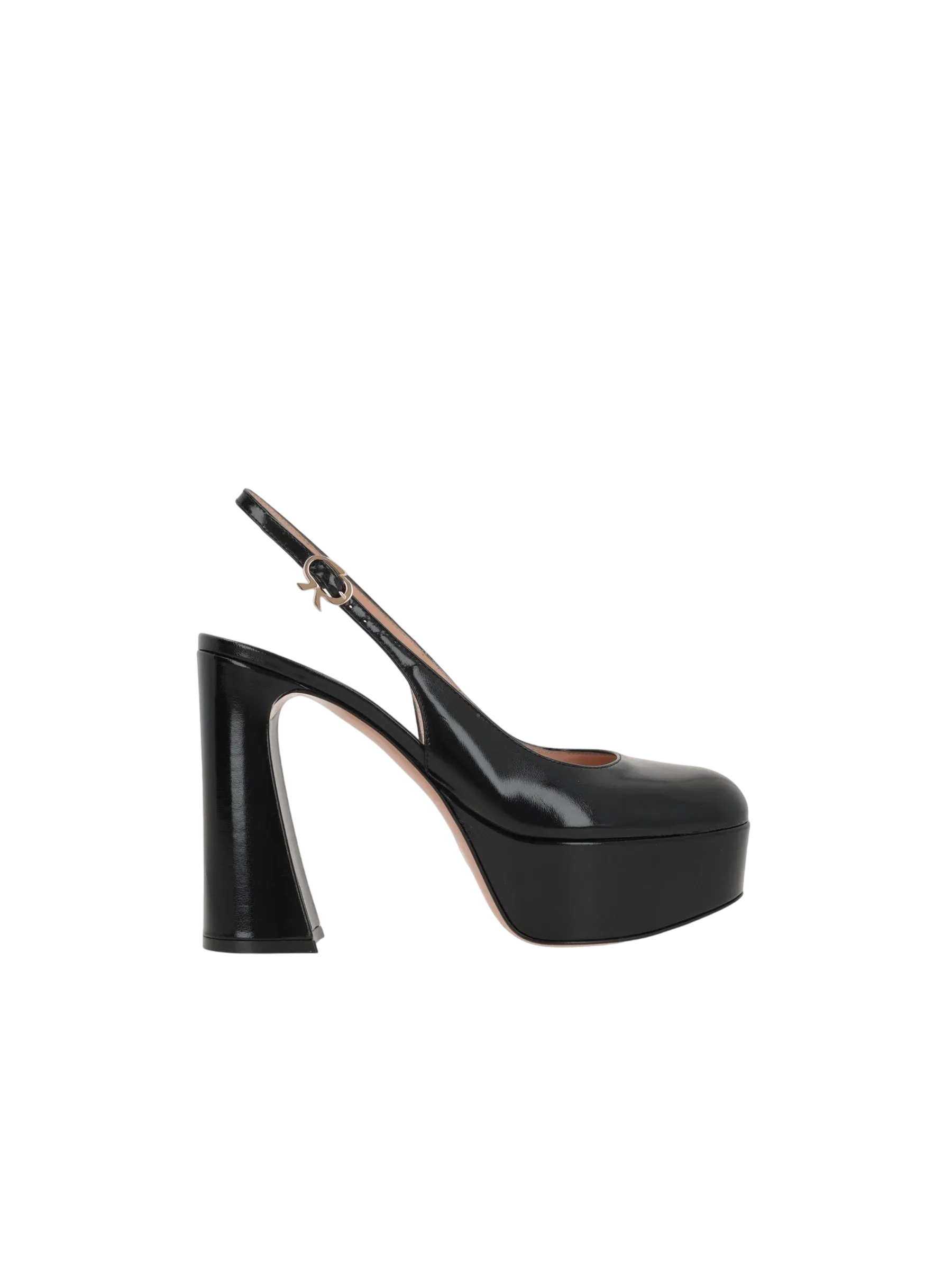 Bessie Patent Leather Slingbacks