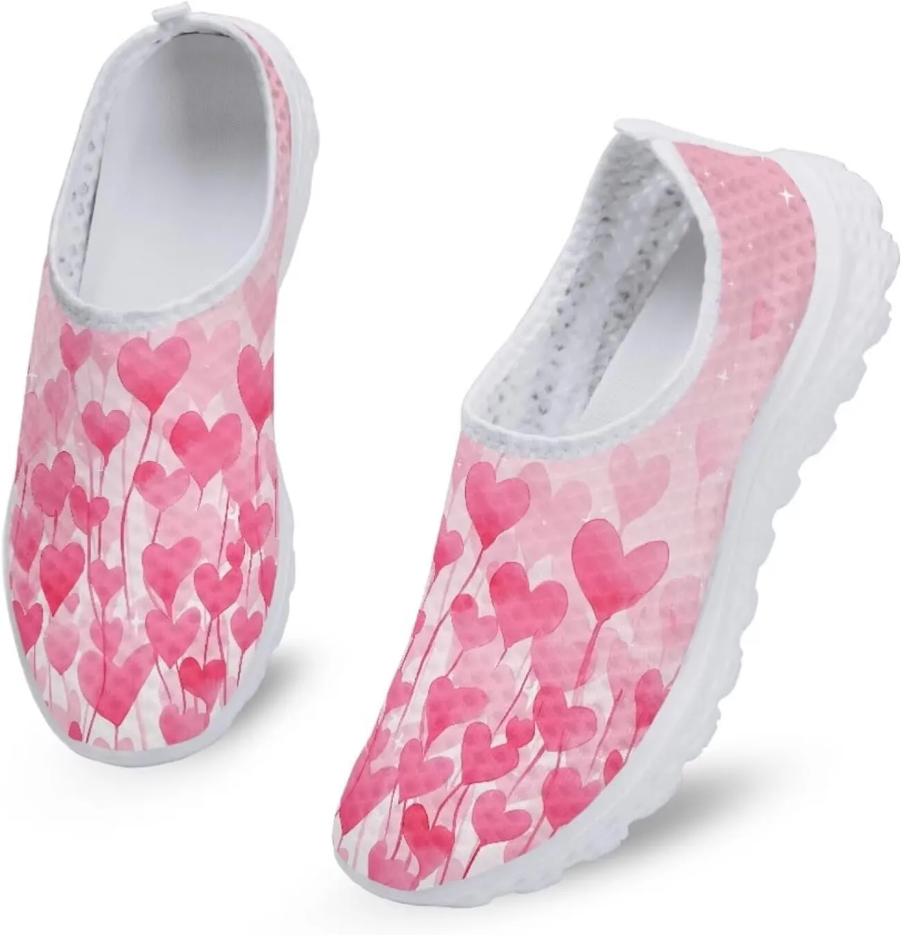 Bigcardesigns Fashion Women's Walking Shoes Sport Sneakers Breathable Mesh Loafers