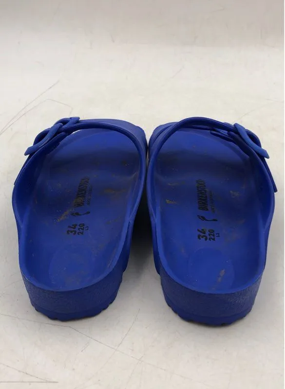 Birkenstock Women's Blue Slide Sandal - Size 3