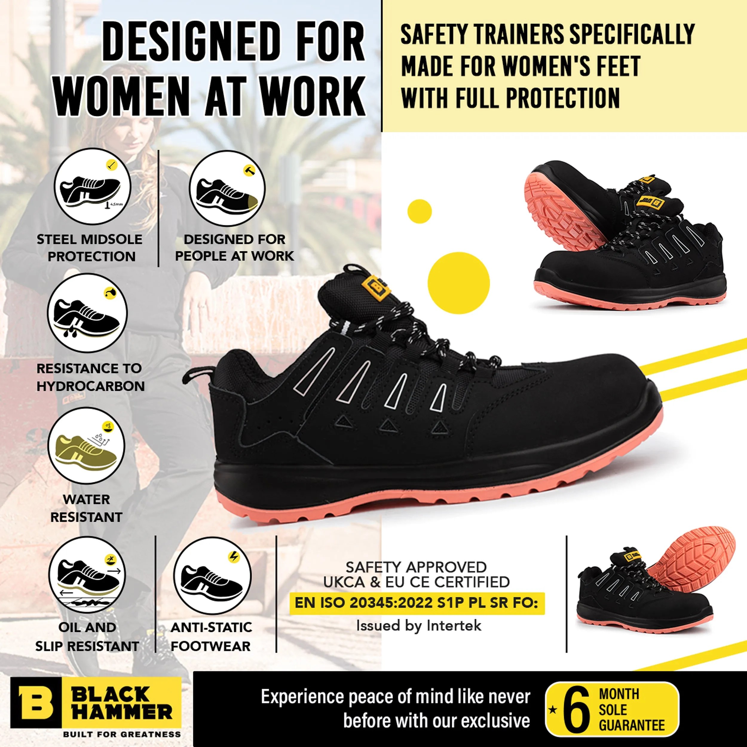 Black Hammer - 9006 Betsy Safety Trainers