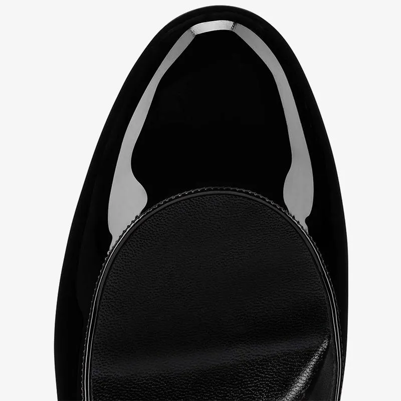 Black Patent Calfskin 60mm Pumps
