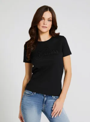 Black Script Logo T-Shirt