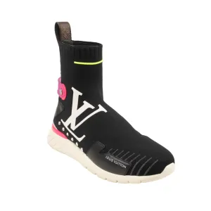 Black Stretchy Aftergame Sneaker Boots