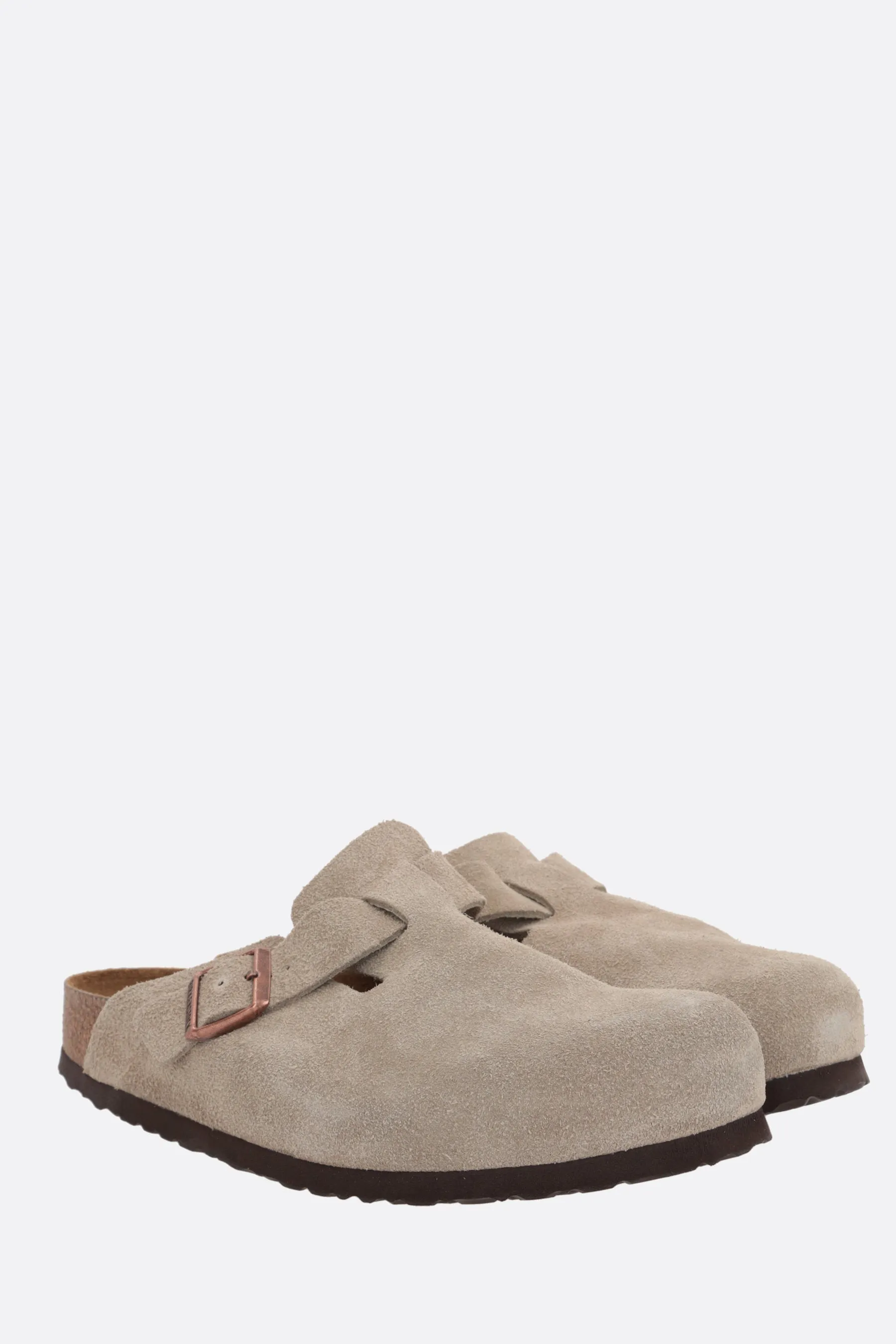 Boston BS suede flat mules (Narrow Fit)