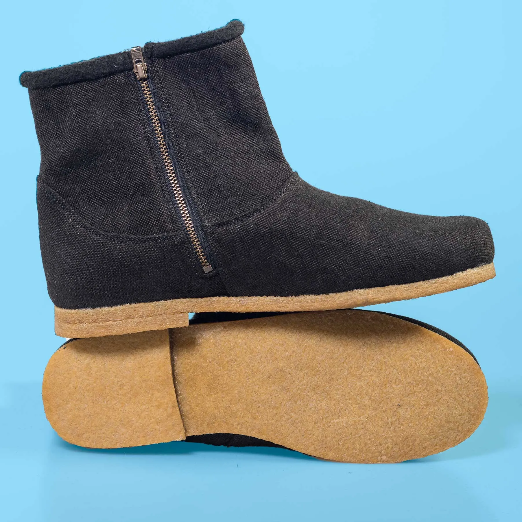 BOSTONEER Unisex Warm Urban Hemp Boots (Women's & Men's Sizes)