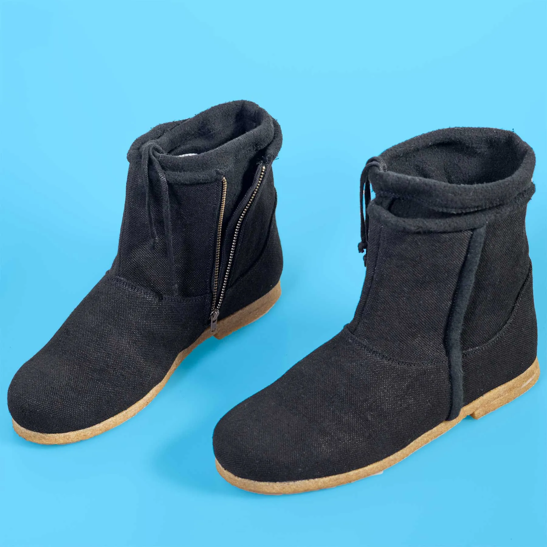BOSTONEER Unisex Warm Urban Hemp Boots (Women's & Men's Sizes)
