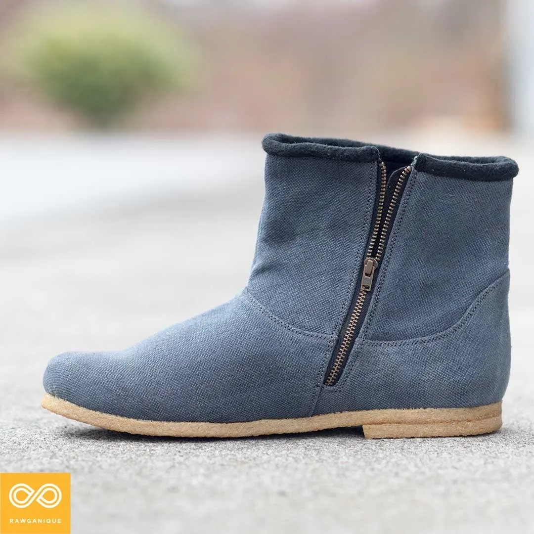BOSTONEER Unisex Warm Urban Hemp Boots (Women's & Men's Sizes)