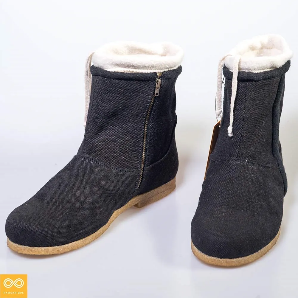 BOSTONEER Unisex Warm Urban Hemp Boots (Women's & Men's Sizes)