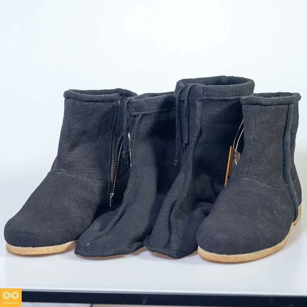 BOSTONEER Unisex Warm Urban Hemp Boots (Women's & Men's Sizes)