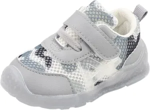 Boys and Girls Children Breathable Hook Loop Non Slip Soft Sole Boys Slip on Tennis Shoes