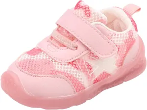Boys and Girls Children Breathable Hook Loop Non Slip Soft Sole Boys Slip on Tennis Shoes