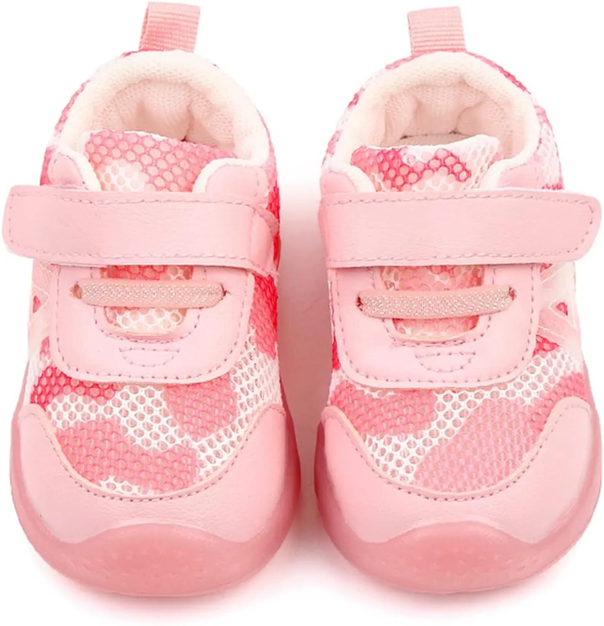 Boys and Girls Children Breathable Hook Loop Non Slip Soft Sole Boys Slip on Tennis Shoes
