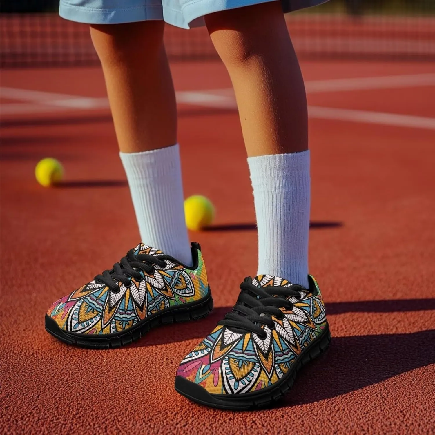 Boys Running Shoes Breathable Kids Tennis Shoes Boys' Athletic Shoes for Runners