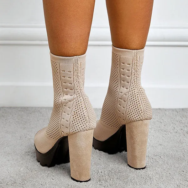 Braided Boho Cutout Boots