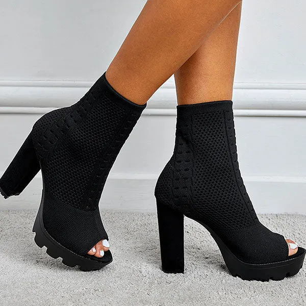 Braided Boho Cutout Boots