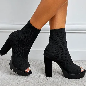 Braided Boho Cutout Boots