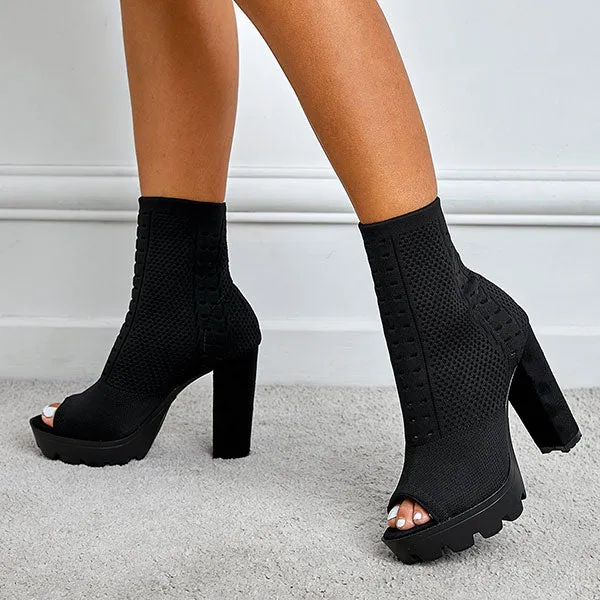 Braided Boho Cutout Boots