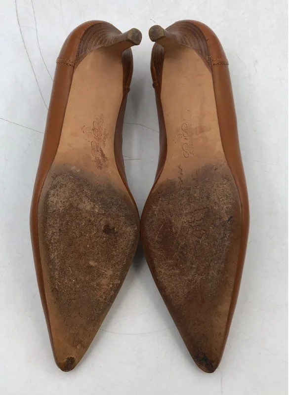 Brooks Brothers Women's Brown Kitten Pump Heels