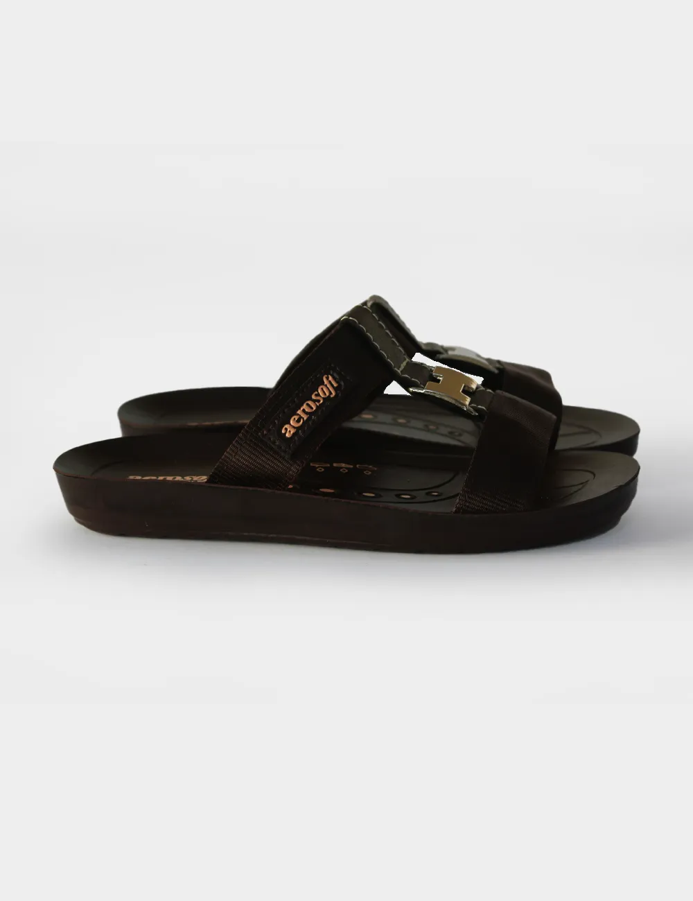 Brown Baby Boy Aerosoft Slippers