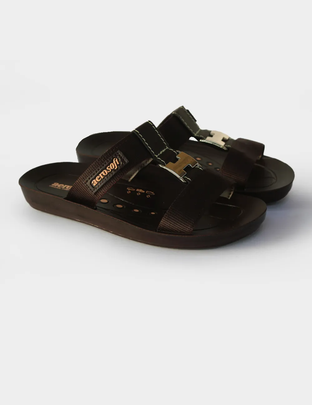 Brown Baby Boy Aerosoft Slippers