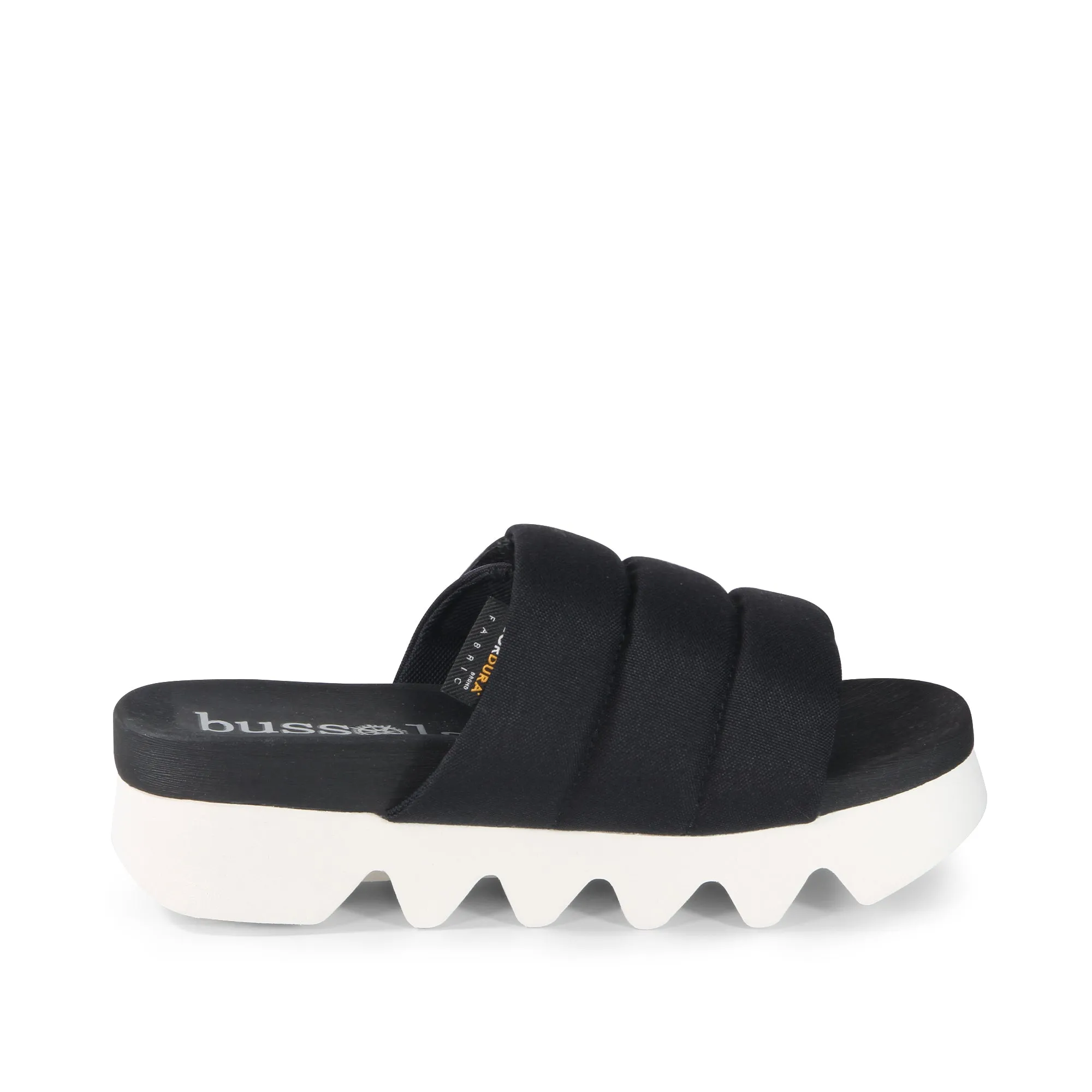 Capri Adjustable Slide Sandals (Nero)