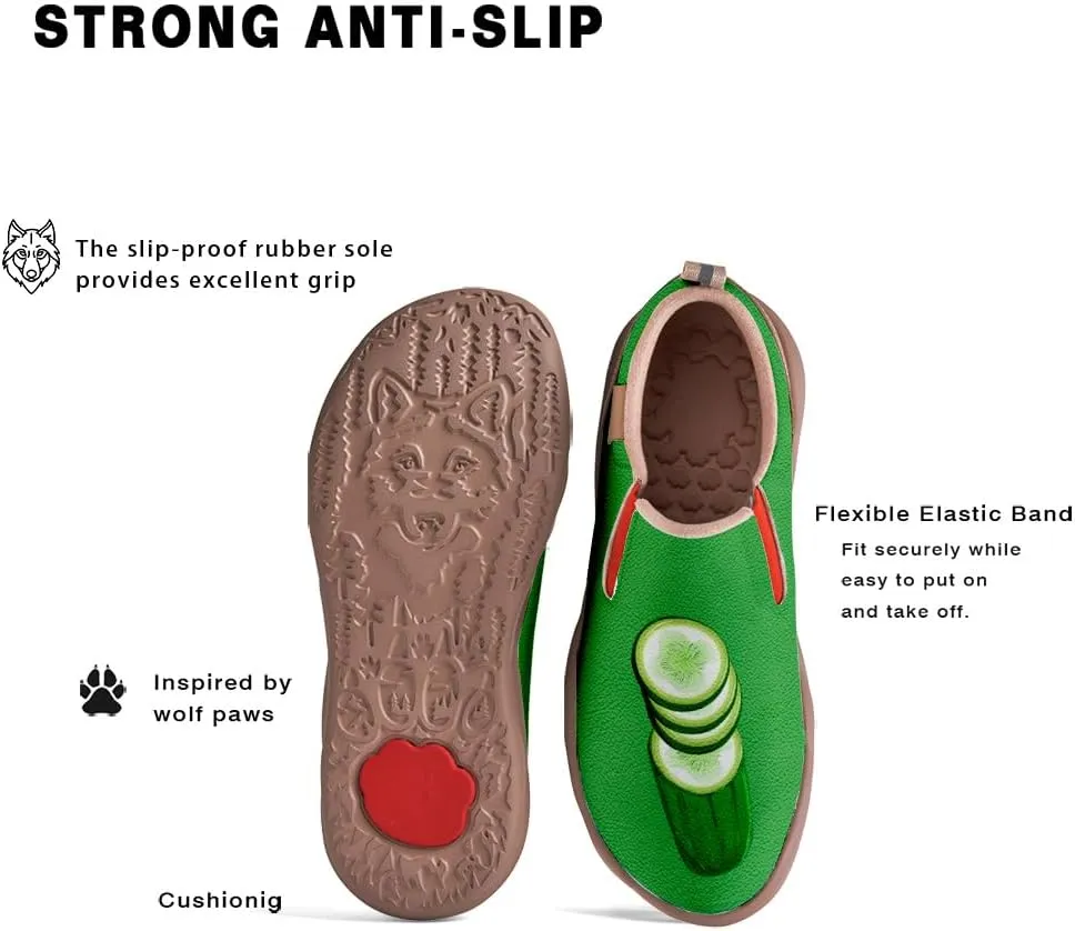 Casual Shoes for Women Art Painted Slip On Loafers Lightweight Fashion Travel Walking Sneaker