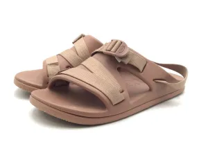 Chaco Women's Pink Open Toe Adjustable Strap Slip-On Slide Sandals - Size 8