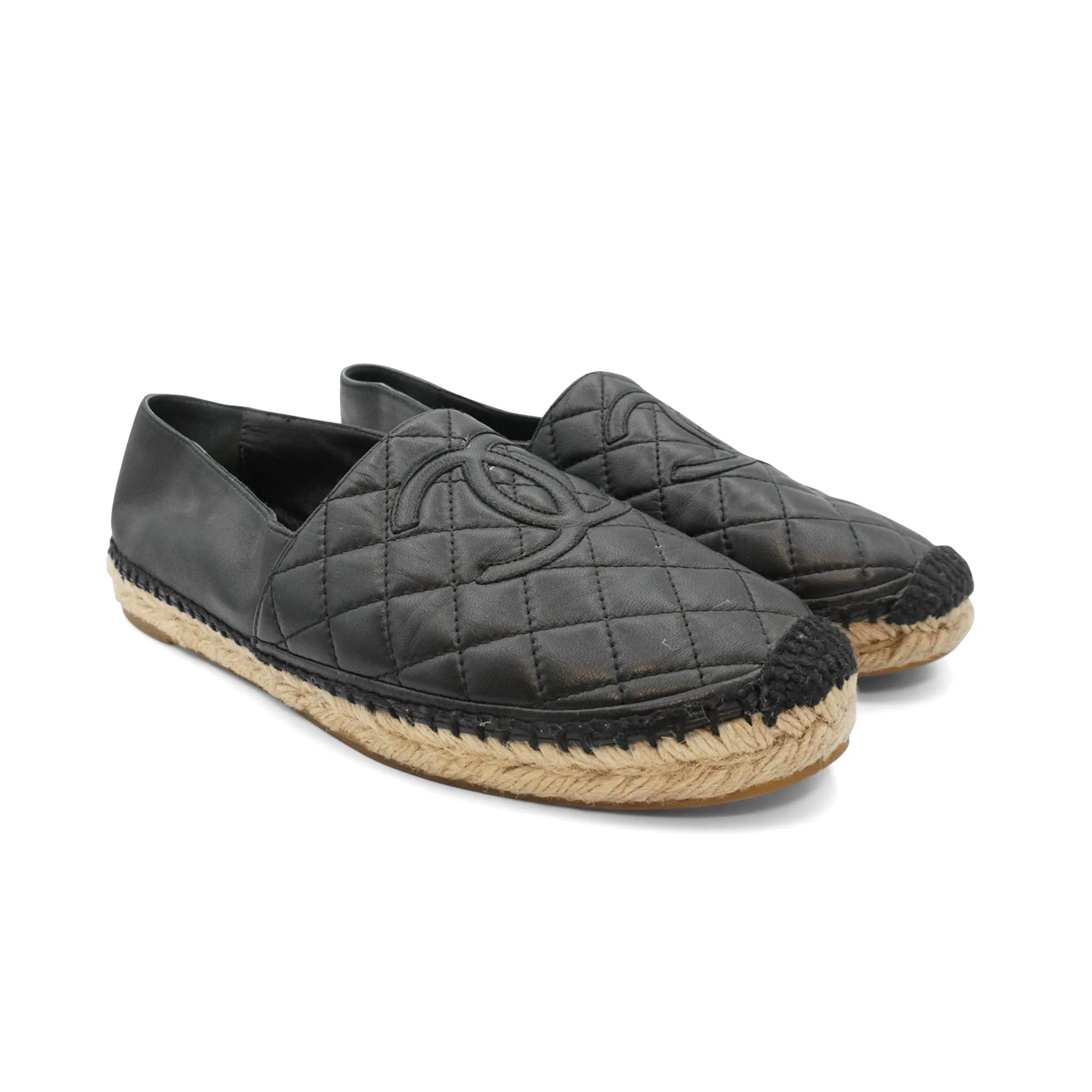 Chanel 'CC Quilted' Espadrille - Women's 40