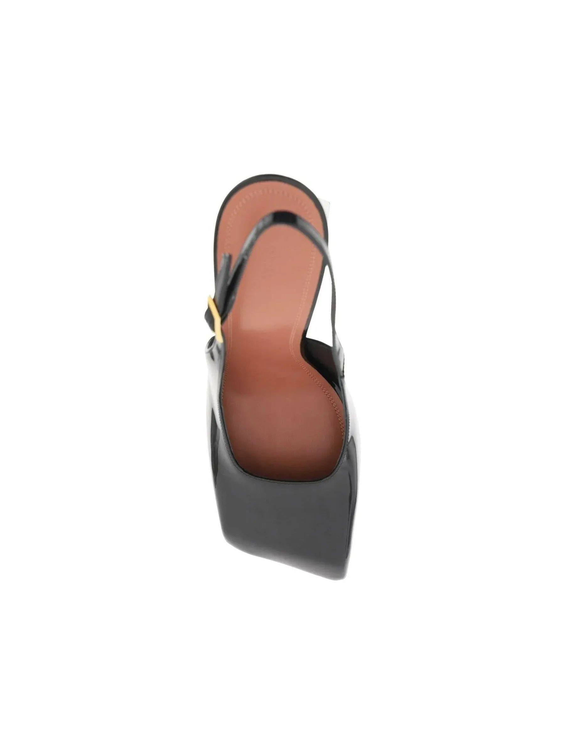 Charlotte 95 Patent Slingback Pumps