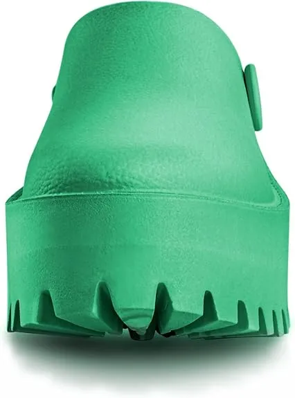 Cherse Platform Green Fashion Slip On Thick Non Slip Home Lazy Waterproof Sandals