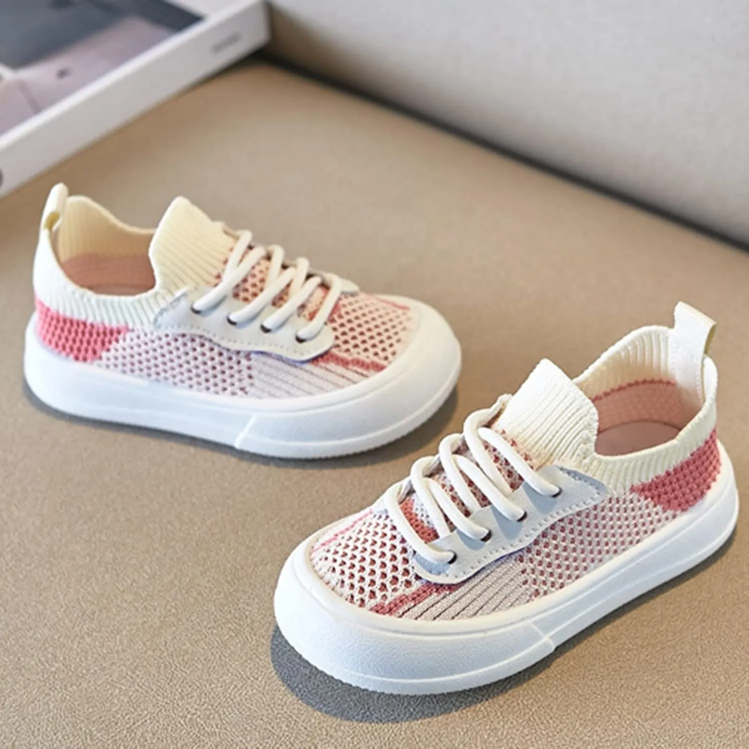 Children Shoes Fashion Flat Sneakers Boys and Girls Casual Breathable Sneakers Kids Size 4 Shoes