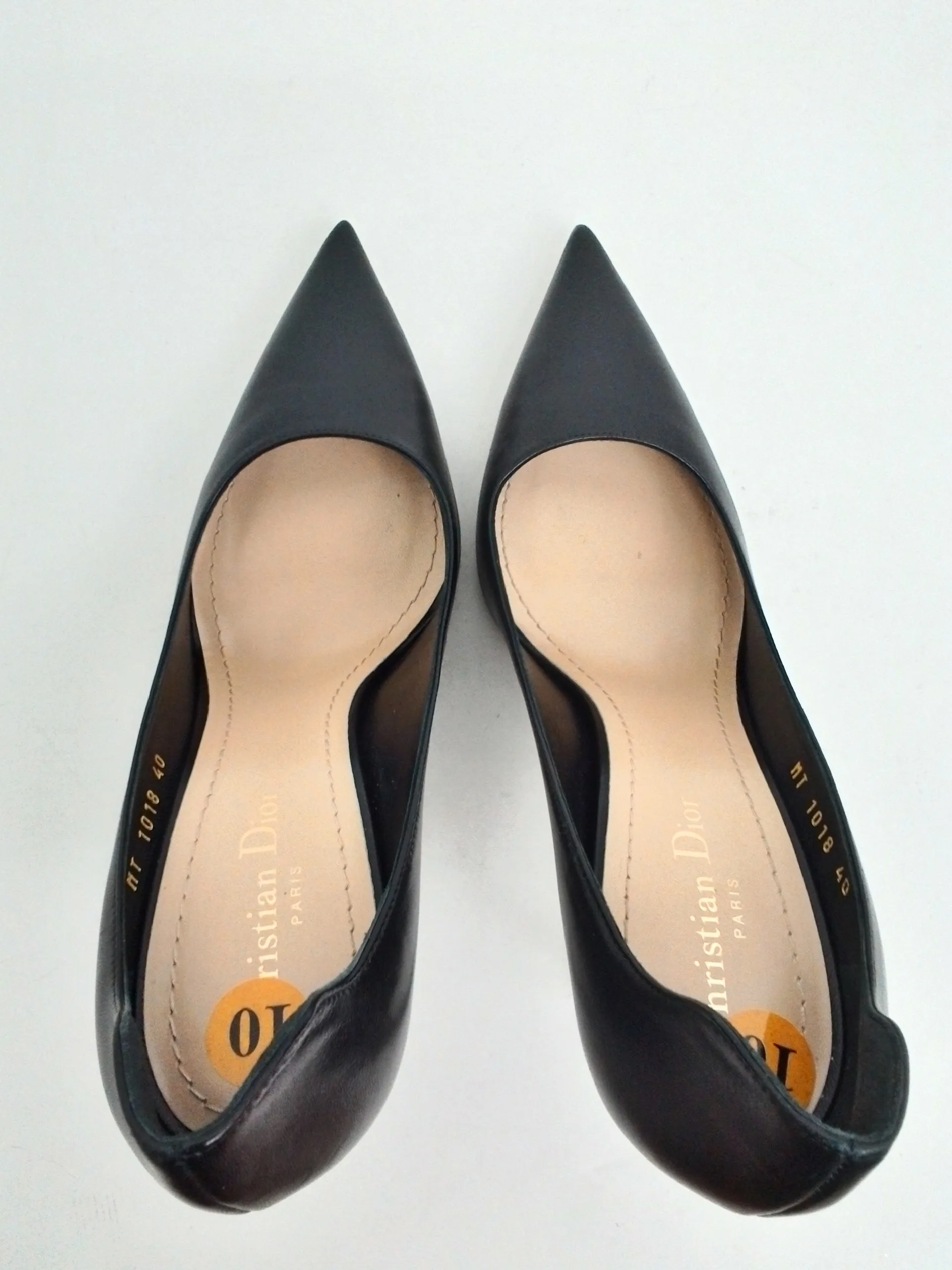 Christian Dior Women's Lambskin Black Pump Size 40