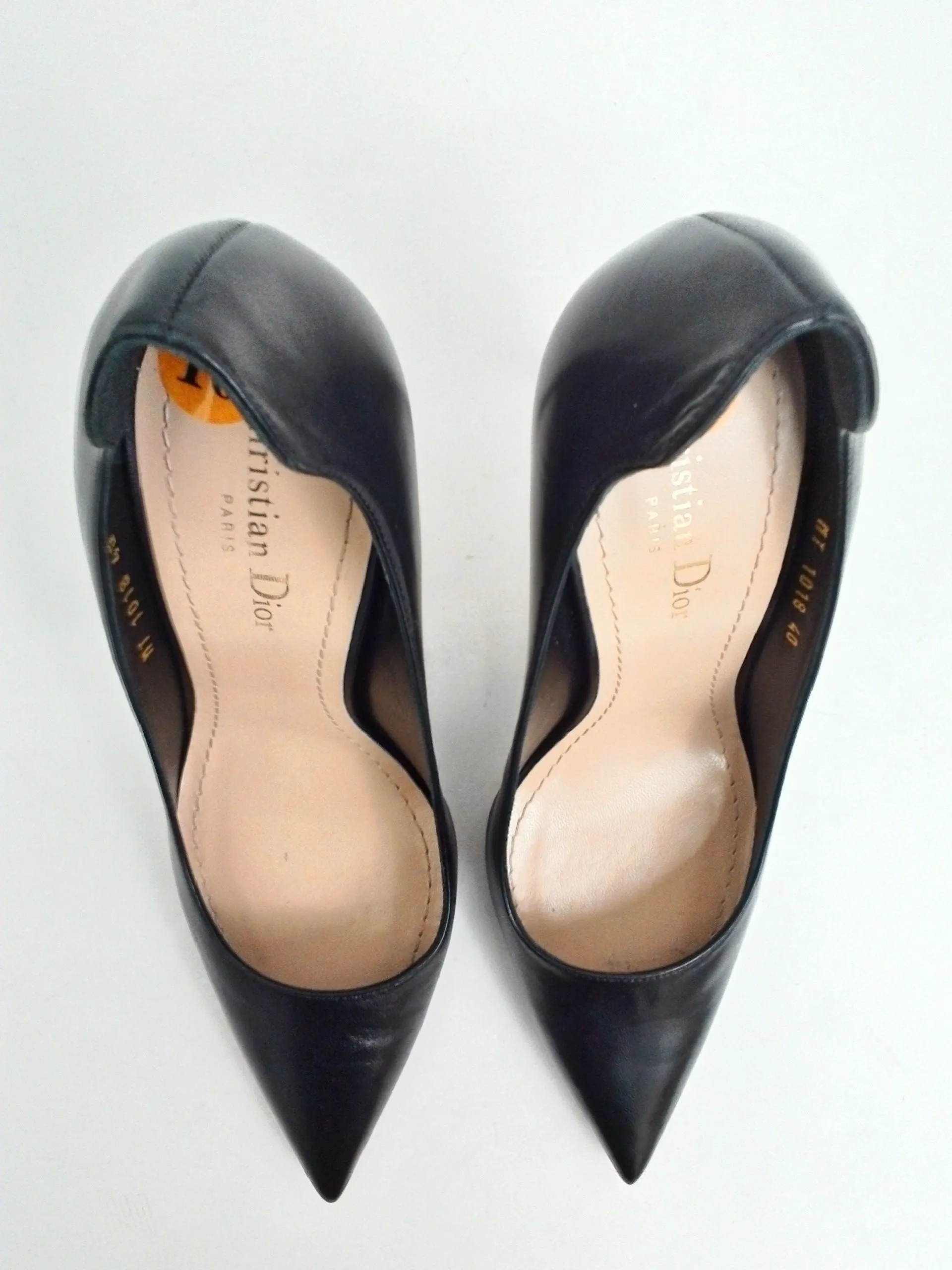 Christian Dior Women's Lambskin Black Pump Size 40