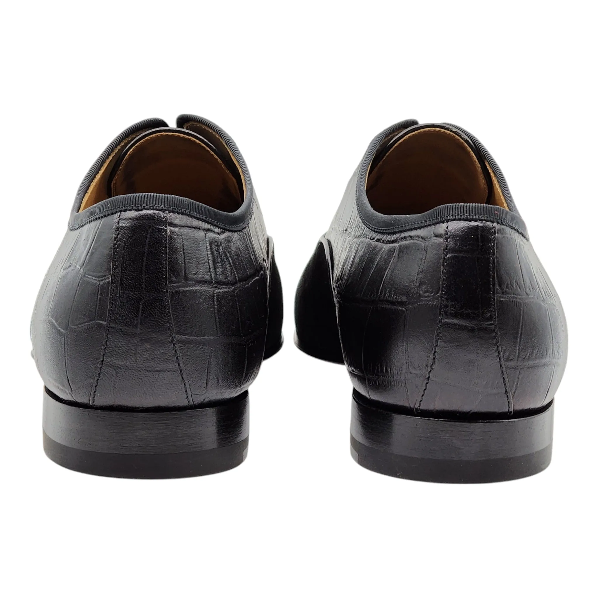 Christian Louboutin Alpha Male Suede and Leather Oxford Shoes - Black - EU 42 / US 9