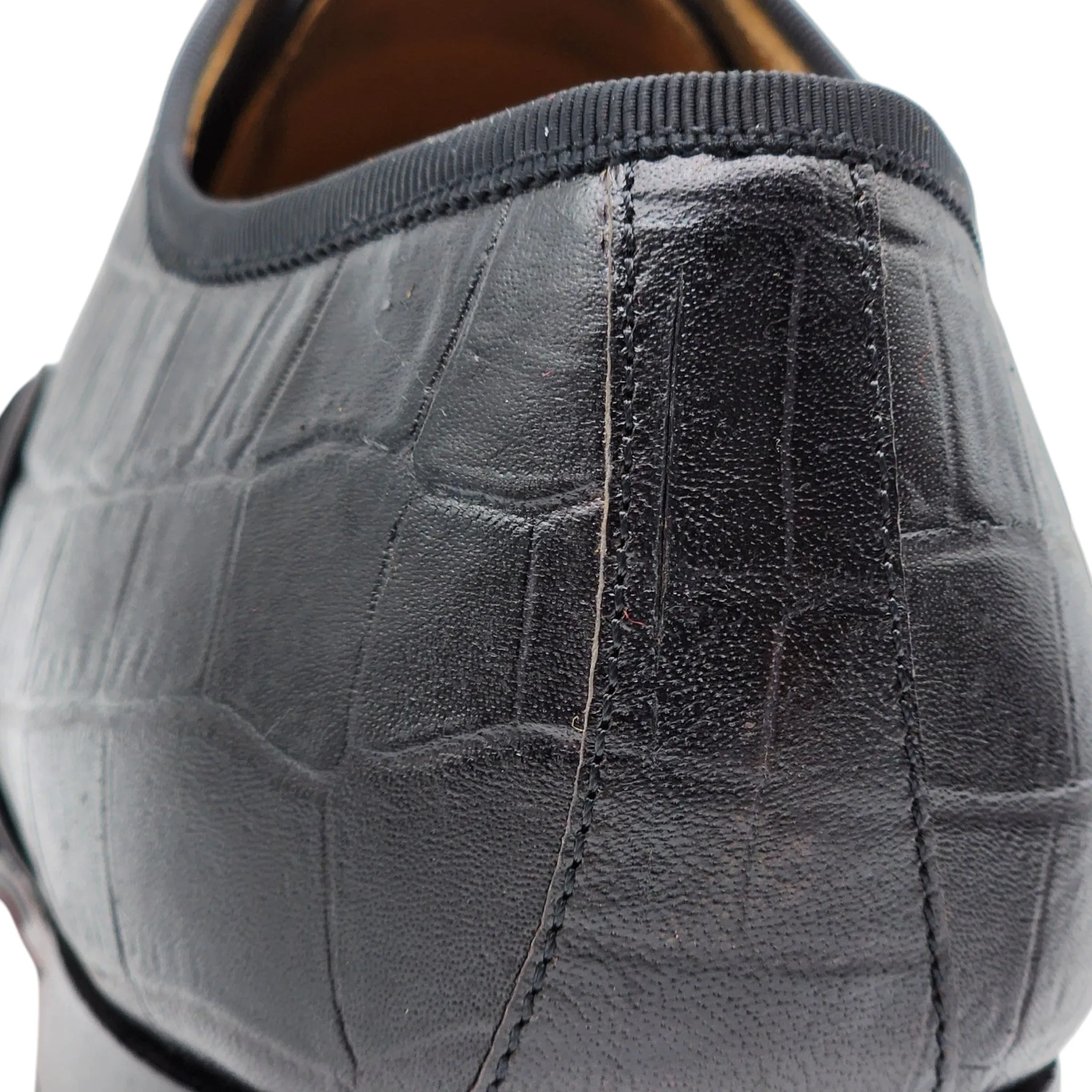 Christian Louboutin Alpha Male Suede and Leather Oxford Shoes - Black - EU 42 / US 9