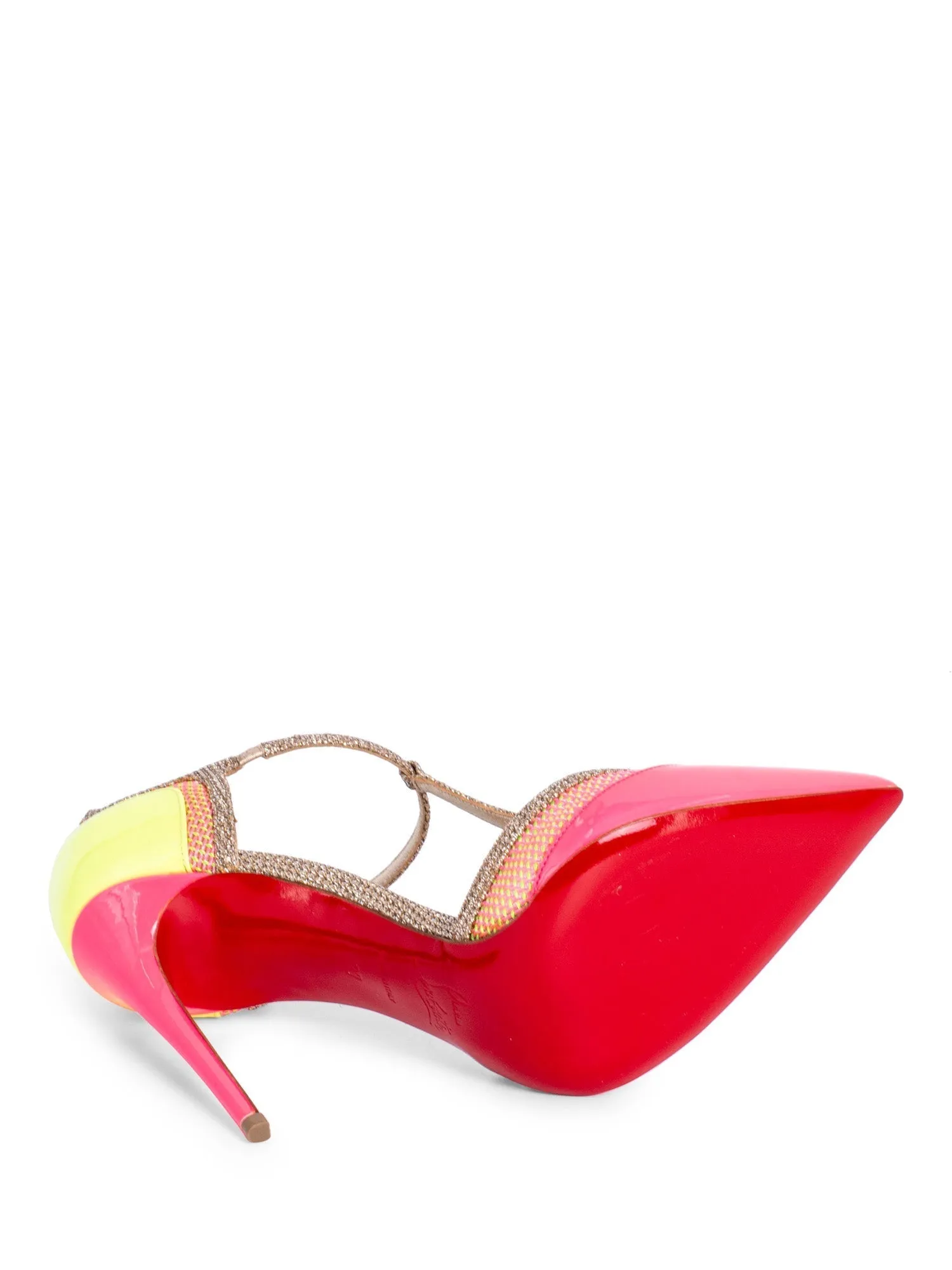 Christian Louboutin Miss Early 100 Patent Leather Pumps Pink