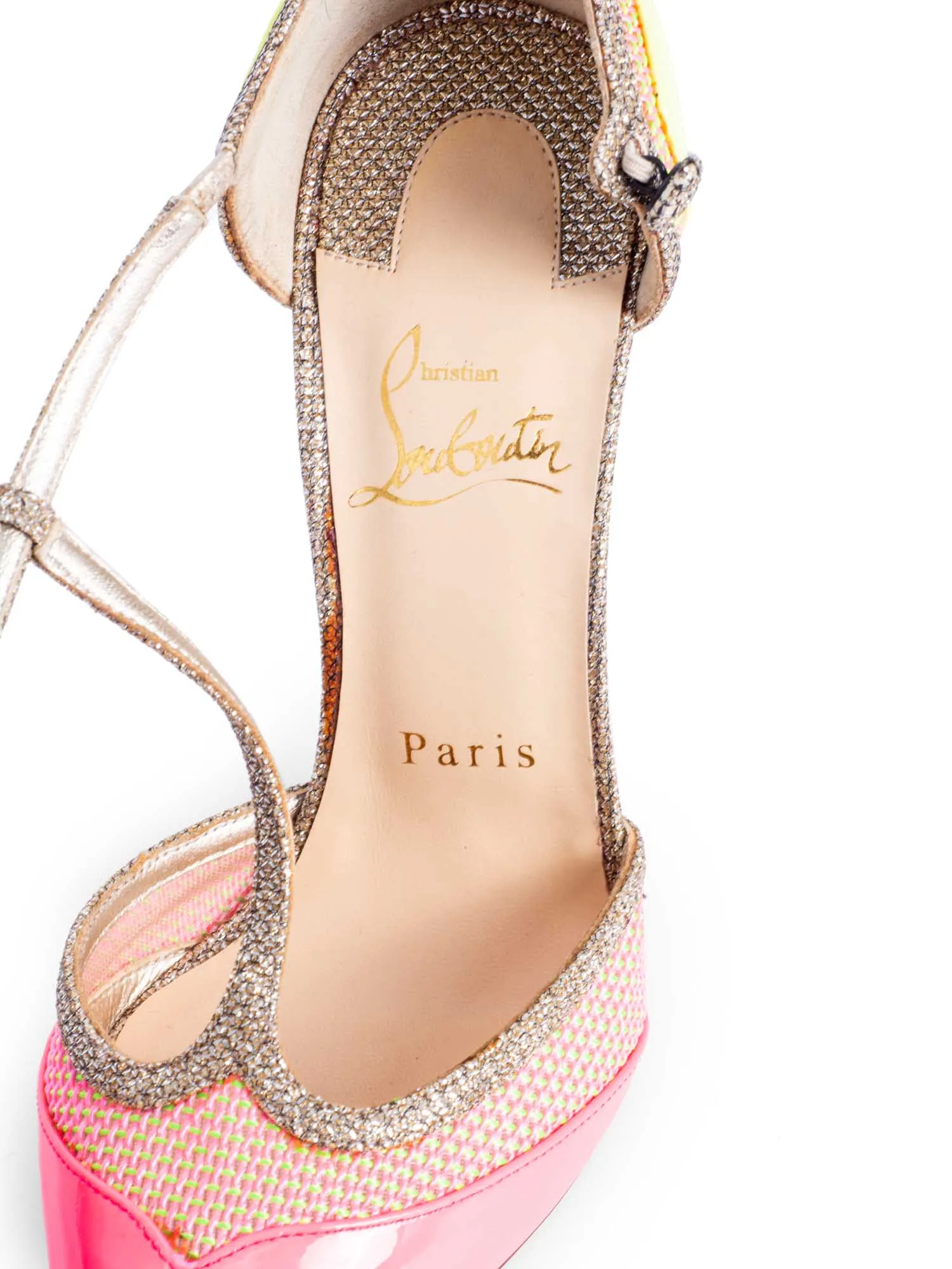 Christian Louboutin Miss Early 100 Patent Leather Pumps Pink